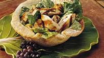 Chicken Caesar Salad in Bread Bowls Chicken Caesar Salad in Bread Bowls