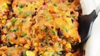 Vegetable Enchilada Casserole Vegetable Enchilada Casserole