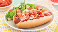 Tomato Bruschetta Dog Tomato Bruschetta Dog