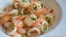 Butter Garlic Shrimp and Squid Butter Garlic Shrimp and Squid