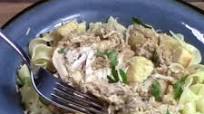 Crockpot Creamy Caesar Chicken & Pasta Crockpot Creamy Caesar Chicken & Pasta