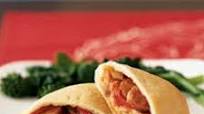 Sausage and Pepper Calzones Sausage and Pepper Calzones