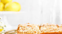 Lemon Buttermilk Coffee Cake with Lemon Cheesecake Filling and Almond Streusel Lemon Buttermilk Coffee Cake with Lemon Cheesecake Filling and Almond Streusel