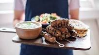 LAMB KOFTAS WITH GREEK SALAD AND TZATZIKI LAMB KOFTAS WITH GREEK SALAD AND TZATZIKI