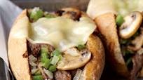 A Philly Cheesesteak With Caramelized Veggies Recipe A Philly Cheesesteak With Caramelized Veggies Recipe