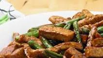 Honey Soy Tofu, Green Beans and Pork Stir Fry Honey Soy Tofu, Green Beans and Pork Stir Fry