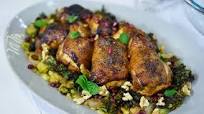 Sheet-Pan Roast Chicken with Brussels Sprouts Recipe Sheet-Pan Roast Chicken with Brussels Sprouts Recipe