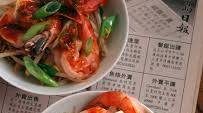 Egg Noodles with Shrimp and Sambal Egg Noodles with Shrimp and Sambal