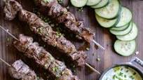 Greek Beef Kabobs & Homemade Tzatziki Greek Beef Kabobs & Homemade Tzatziki