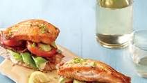 Open-Faced Salmon and Avocado BLTs Open-Faced Salmon and Avocado BLTs