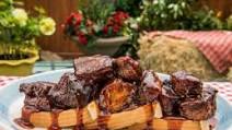 Honey-Glazed Pork Belly Burnt Ends Honey-Glazed Pork Belly Burnt Ends