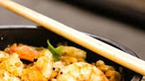 Shrimp Egg Roll Bowl over Cauliflower Rice Shrimp Egg Roll Bowl over Cauliflower Rice