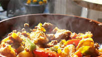 Sweet Potatoes with Sausage and Peppers Sweet Potatoes with Sausage and Peppers