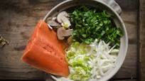 Nabemono Recipe with Miso, Salmon and Shiitakes Nabemono Recipe with Miso, Salmon and Shiitakes