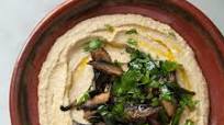 Creamy Hummus with Sautéed Mushrooms and Poblanos Creamy Hummus with Sautéed Mushrooms and Poblanos