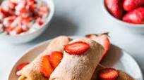 Mini Strawberry Cheesecake Chimichangas Mini Strawberry Cheesecake Chimichangas
