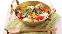 Green Vegetable Curry with Coconut Noodles Green Vegetable Curry with Coconut Noodles