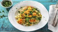 Spinach and Toasted Paneer with Basmati Rice Spinach and Toasted Paneer with Basmati Rice