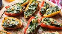 Feta & Spinach Stuffed Mini Peppers Feta & Spinach Stuffed Mini Peppers