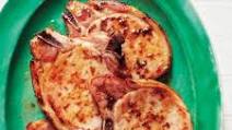 Bourbon-Glazed Smoked Pork Chops Bourbon-Glazed Smoked Pork Chops