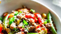 Ground Beef Stir Fry {Paleo, Whole30} Ground Beef Stir Fry {Paleo, Whole30}