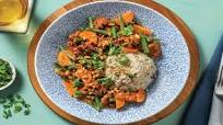 Quick Indian Beef Keema Curry with Garlic Rice & Cashews Quick Indian Beef Keema Curry with Garlic Rice & Cashews