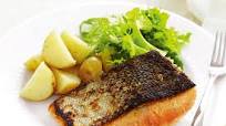 Crispy-skinned salmon Crispy-skinned salmon