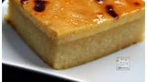 Cassava Cake with Creamy Custard Topping Cassava Cake with Creamy Custard Topping