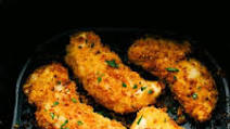 Crispy Parmesan Air Fryer Chicken Tenders Crispy Parmesan Air Fryer Chicken Tenders