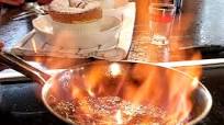 Flambéd Grand Marnier Soufflé Flambéd Grand Marnier Soufflé
