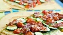 Pesto and Prosciutto Pizza - Low Fodmap and Gluten-Free Pesto and Prosciutto Pizza - Low Fodmap and Gluten-Free