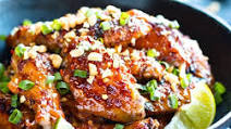 Baked Thai Chicken Wings Recipe Baked Thai Chicken Wings Recipe