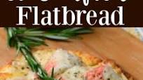 Crab Alfredo Flatbread Crab Alfredo Flatbread
