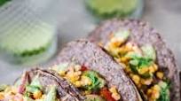 Double Wrapped Black Bean and Corn Salad Tacos Double Wrapped Black Bean and Corn Salad Tacos