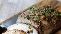 Brown Sugar Pork Loin with Garlic & Herbs Brown Sugar Pork Loin with Garlic & Herbs
