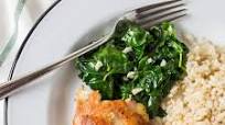 Recipe: Crispy Chicken Thighs with Garlicky Spinach Recipe: Crispy Chicken Thighs with Garlicky Spinach