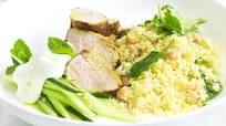 Persian-spiced pork with couscous Persian-spiced pork with couscous
