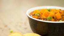 Sweet Potato Chili (With Meat and Lentils) Sweet Potato Chili (With Meat and Lentils)