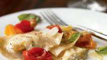 Homemade 3-Cheese Ravioli With Cherry Tomatoes Recipe Homemade 3-Cheese Ravioli With Cherry Tomatoes Recipe