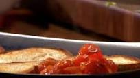 Bruschetta with Hot Cherry Tomatoes Bruschetta with Hot Cherry Tomatoes