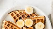 Banana Sour Cream Waffles Banana Sour Cream Waffles