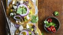 Short Rib Tostadas with Pineapple Salsa and Cotija Short Rib Tostadas with Pineapple Salsa and Cotija