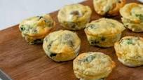 Mini Crustless Quiches with Mushrooms and Swiss Chard Mini Crustless Quiches with Mushrooms and Swiss Chard