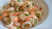 Butter Garlic Shrimp and Squid Butter Garlic Shrimp and Squid