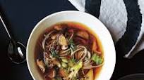 Mushroom and Leek Soup With Soba Noodles Mushroom and Leek Soup With Soba Noodles