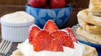 Homemade Strawberry Waffles Recipe Homemade Strawberry Waffles Recipe