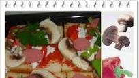 Tost Ekmekli Kıtır Pizza Tost Ekmekli Kıtır Pizza