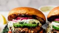 Feta Spinach Grilled Turkey Burgers Feta Spinach Grilled Turkey Burgers