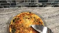 Sweet Potato Crusted Spinach Quiche Sweet Potato Crusted Spinach Quiche