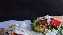 Vegan Dill Pickle Roasted Chickpea Gyros Vegan Dill Pickle Roasted Chickpea Gyros